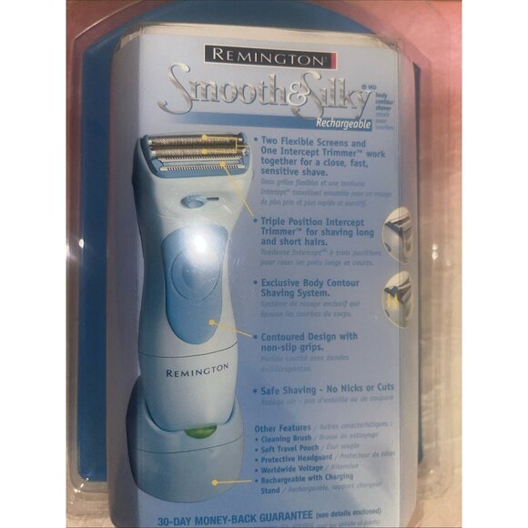 Remington Smooth & Silky Rechargeable Body Shaver WDF 5000 Sealed - Y2K 2001 - Picture 4 of 10